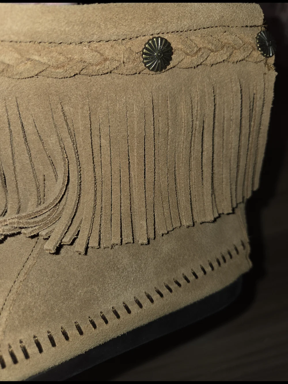 Minnetonka soft tan